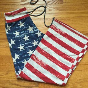 American Flag Casual Pants